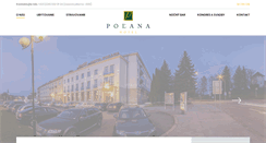 Desktop Screenshot of hotelpolana.sk