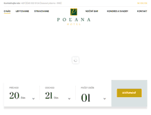 Tablet Screenshot of hotelpolana.sk